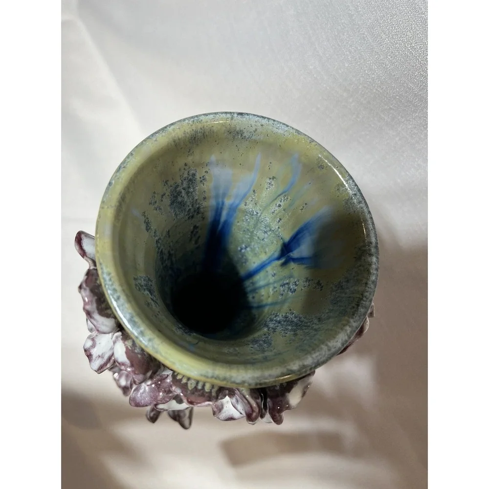 Matthew Solomon Glazed Ceramic Vase New York U.S. 2010 Signed Maison Gerard READ